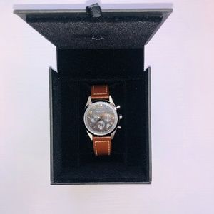 Bulova Brown Leather Chronograph Men’s Watch -